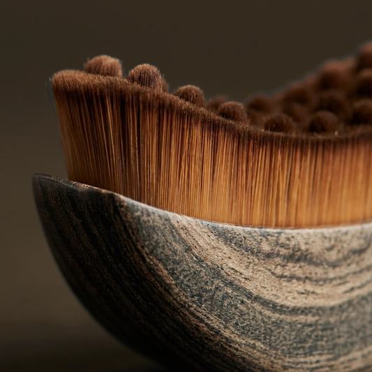 Brosse faciale lymphatique