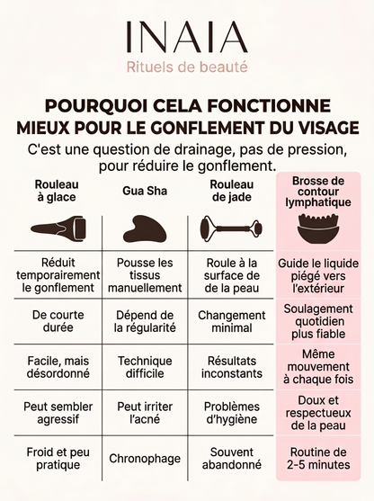 Brosse Inaia de drainage lymphatique