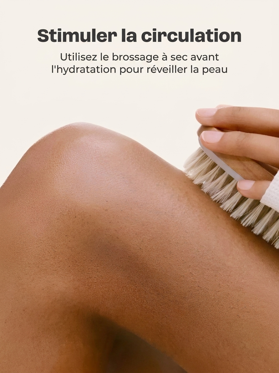 Brosse de drainage lymphatique Inaia pour corps